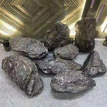 仿真2.0黑山石 棕色景观PU泡沫石头仙侠影视剧园林庭院黑山石