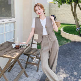 套装女2025新款减龄百搭舒适又亲肤提升品质休闲口袋撞色三件套装
