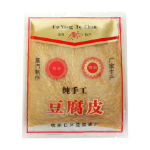 【玉蝉】杭州特产手工头层豆皮干货油豆皮春卷蔬菜卷肉响铃皮125g