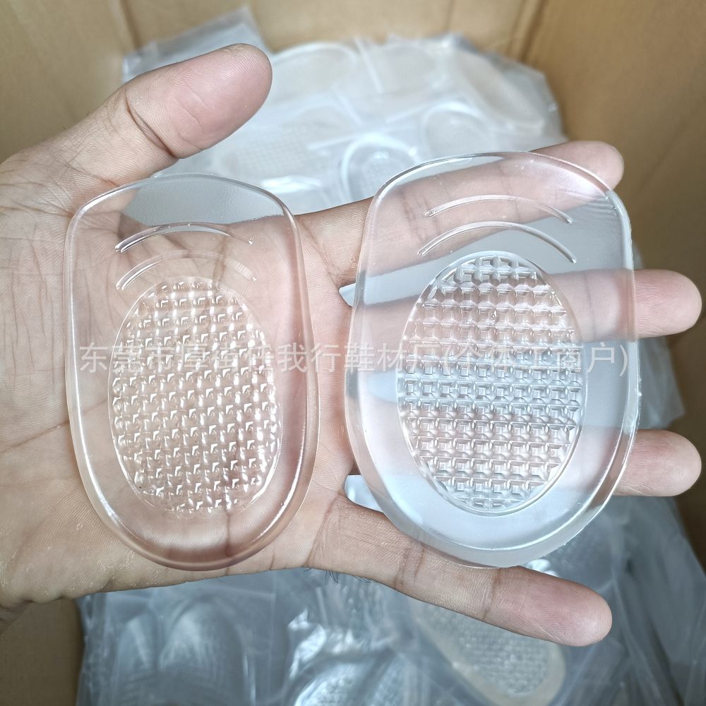 Transparent silicone heel sticker