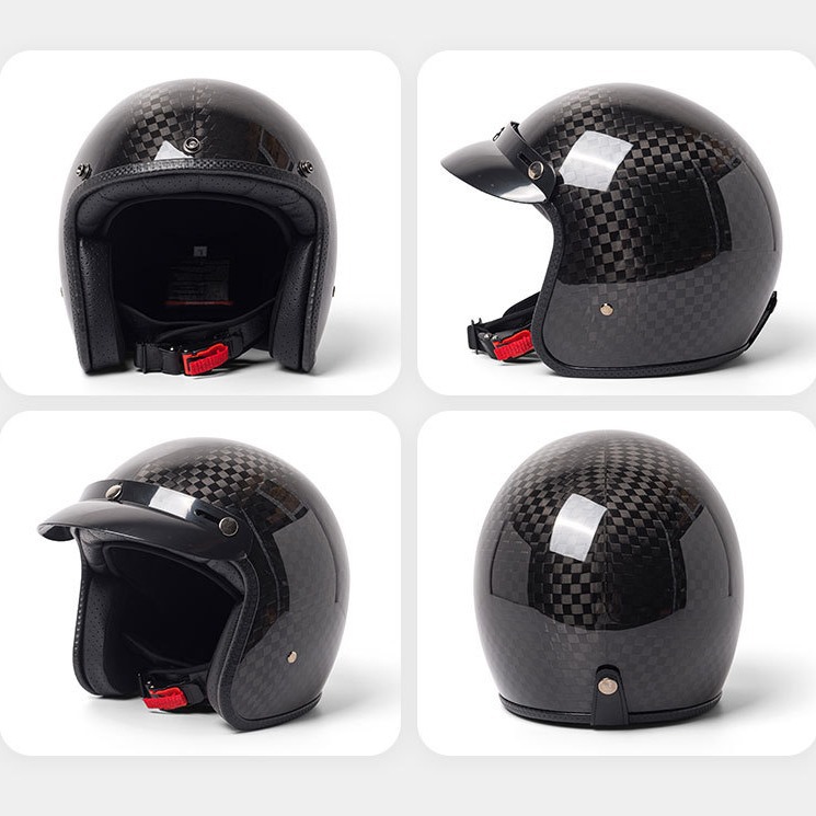 carbon-fiber-vintage-half-helmet-4-3-four-seasons-universal-outdoor-sports-cycling-helmet-semi-covered-for-all-seasons
