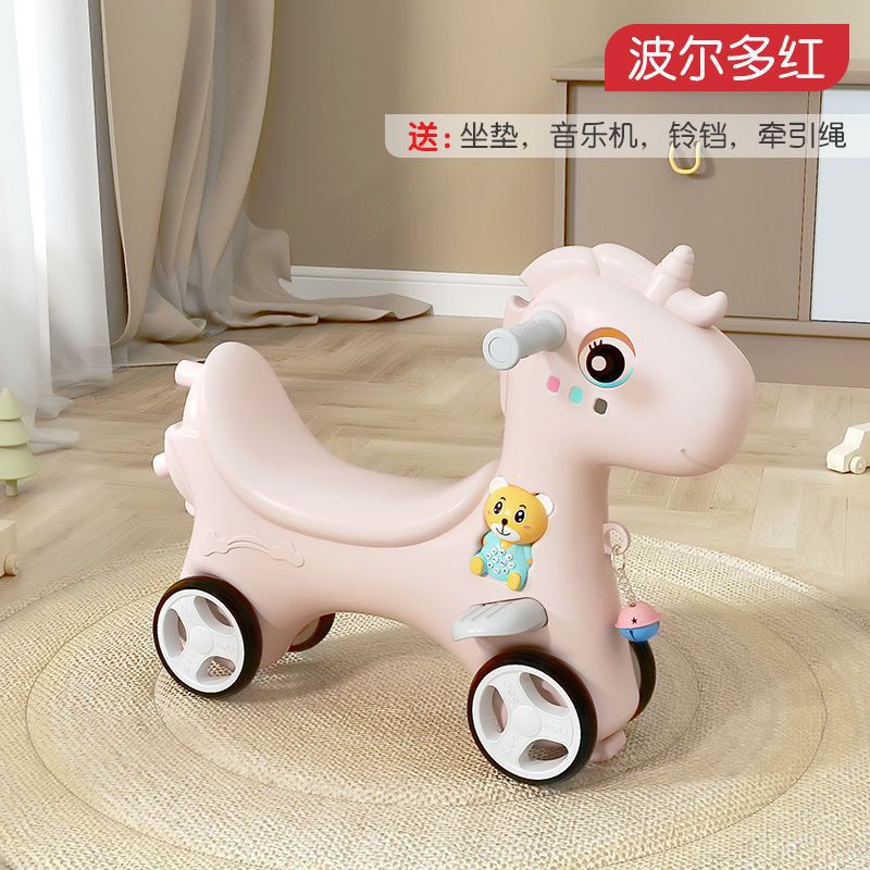 Caballo mecedora para niños Caballo mecedora para bebés Caballo de madera para bebés Regalo de un año