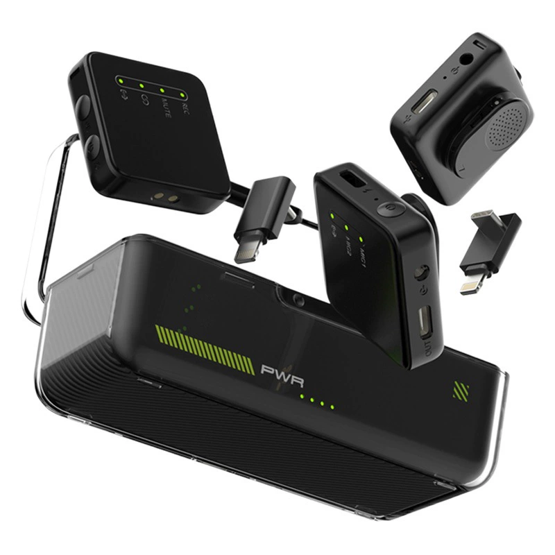 Взрывной M29 беспроводной воротник микрофон один перетаскивает два компьютера