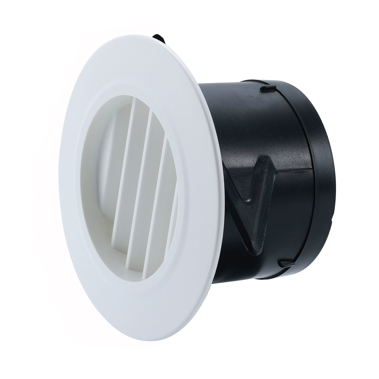 Новый круглый воздуховод из АБС-пластика с наклонными ламелями для центрального кондиционирования, специально для систем центрального кондиционирования.