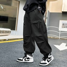 男童秋装运动裤子2025新款中大童装春秋款儿童炸街长裤秋季工装裤