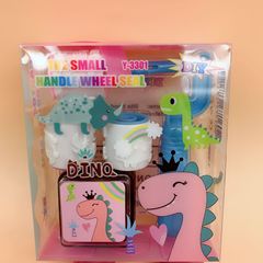 Manufacturer wholesale roller seal ink pad roller handle student learning prizes toys children's prizes ink pad gifts