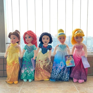 Мягкие куклы Disney Princess: Белоснежка и Золушка