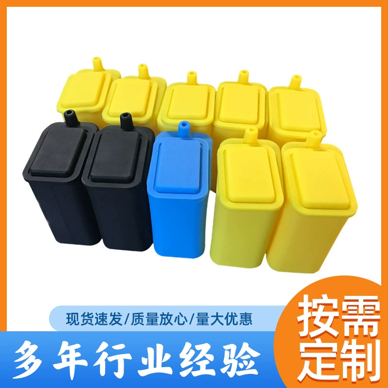 Производитель производит шесть силиконовых аккумуляторных батарей 18650, противоскользящий защитный чехол для аккумулятора, нескользящий износостойкий силиконовый чехол