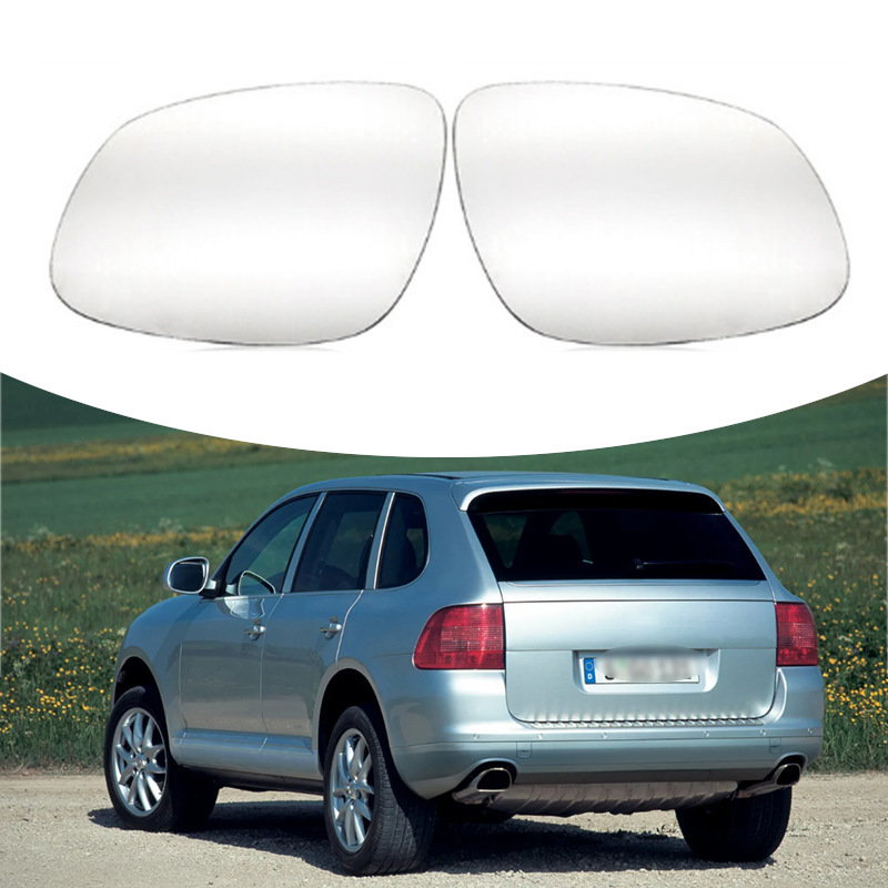 Suitable for 03-06 Porsche Cayenne Heated Reversing Lens Left and Right Rearview Lens Replacement