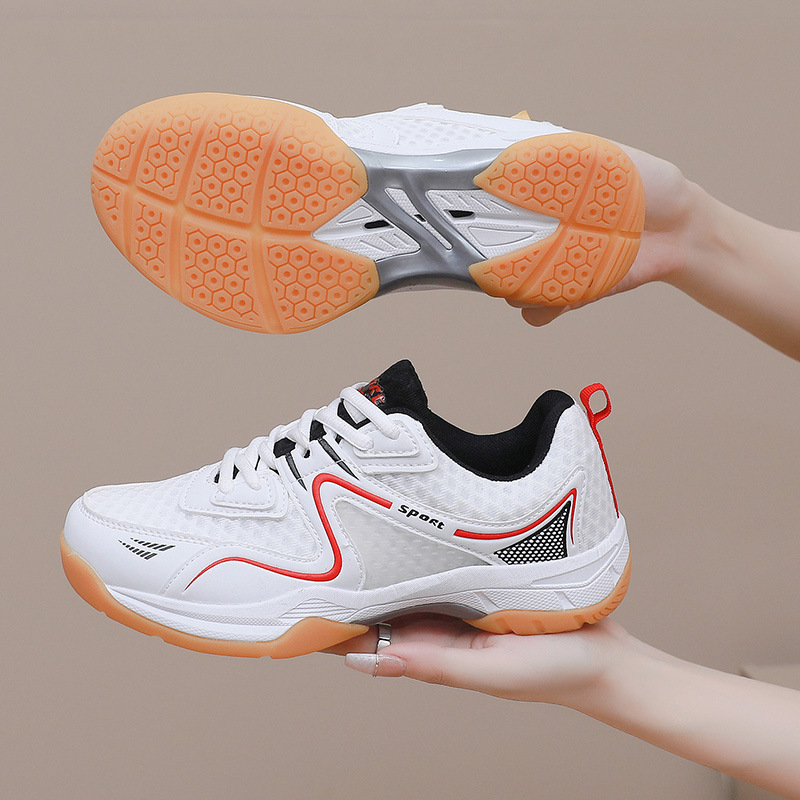 Badminton Shoes Summer New Breathable Men's and Women's sneaker Professional Training Shoes Beebone Sole Badminton Shoes Tennis Shoes