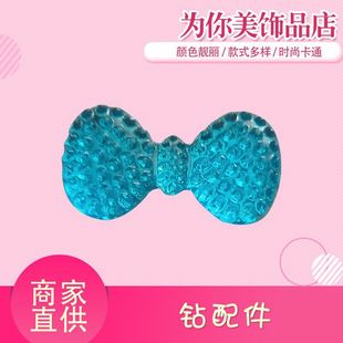 Acrylic decorations, children's hair accessory, flowered