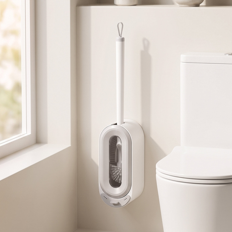 Toilet brush 2026 new model, wall-mounted, no dead angle, toilet cleaning brush, household bathroom long-handled toilet brush Toilet brush 2026 new model, wall-mounted, no dead angle, toilet cleaning brush, household bathroom long-handled toilet brush