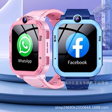 Y86外文儿童电话手表安卓wifi连接4G视频GPS拍照防水多功能外贸