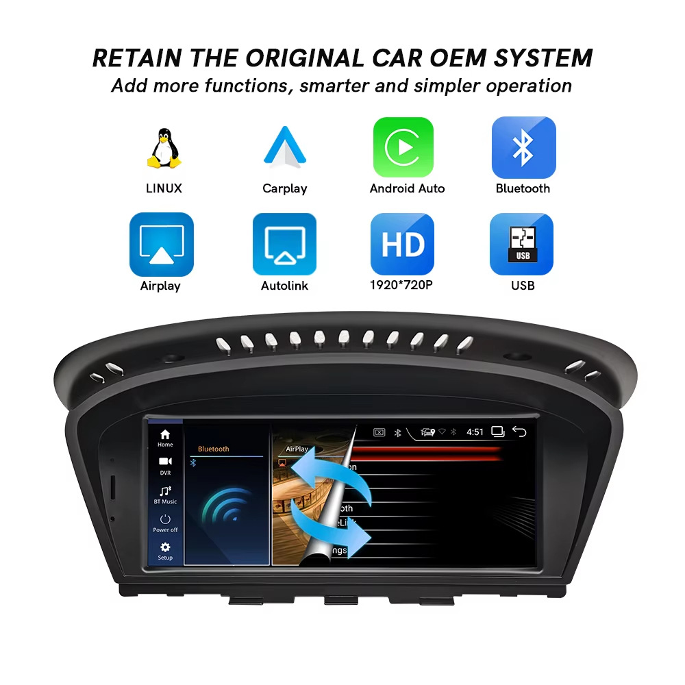 Suitable for BMW 5 Series E60 E61 E63 E90 2005-2010 CCC CIC in-car navigation system