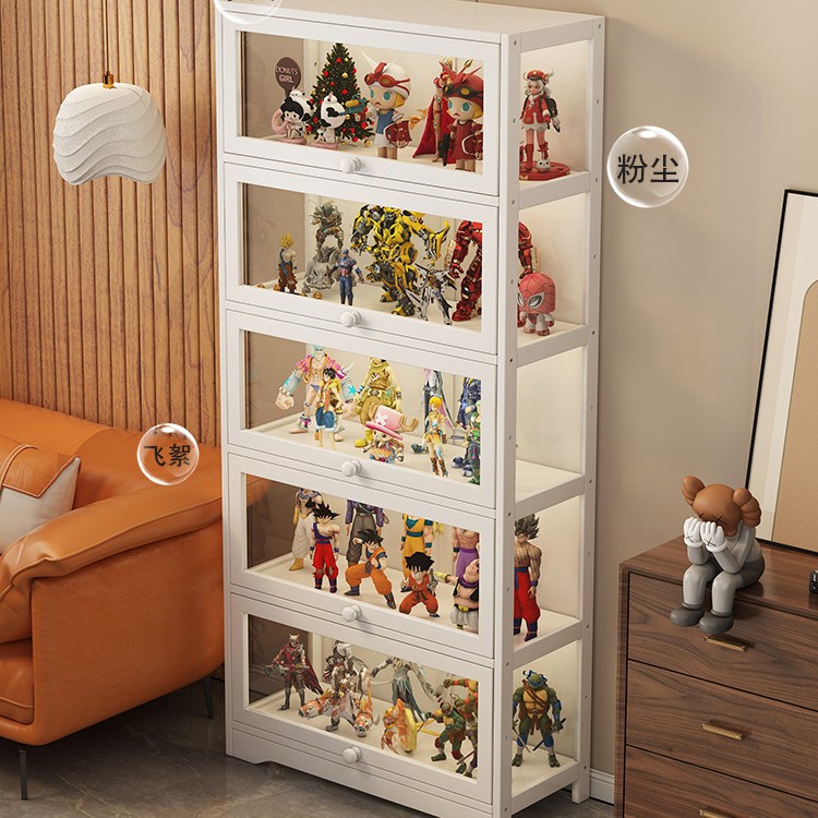 Estantería estante de almacenamiento de piso moderno minimalista hogar niños estudiante armario escritorio multi-capa simple mano gabinete