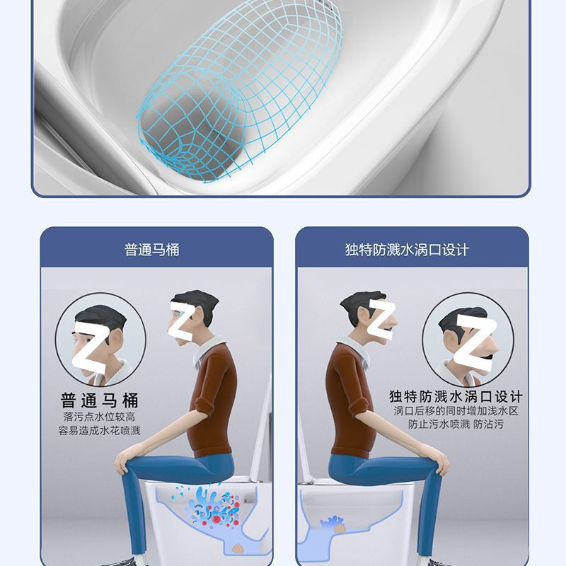 The first-level water efficiency of the toilet is enhanced. The seat is designed with a vortex opening. It features a four-hole super vortex siphon borderless toilet undefined
