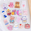 Cartoon badge, acrylic cute brooch, backpack accessory, pin, Japanese and Korean, with little bears, wholesale