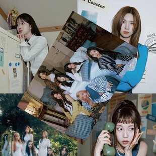 Nmixx Poster High-Definition Coated Paper 1 Set of 8 Pieces Korean Girl Group Peripheral Star Photo Dormitory Wall Stickers