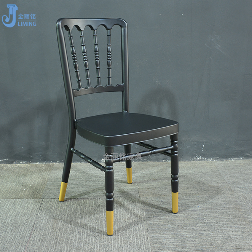 Silla estilo castillo americano, silla Napoleón, venta al por mayor, silla tapizada con respaldo para hotel, silla de comedor para banquetes de hotel, silla de bambú para bodas