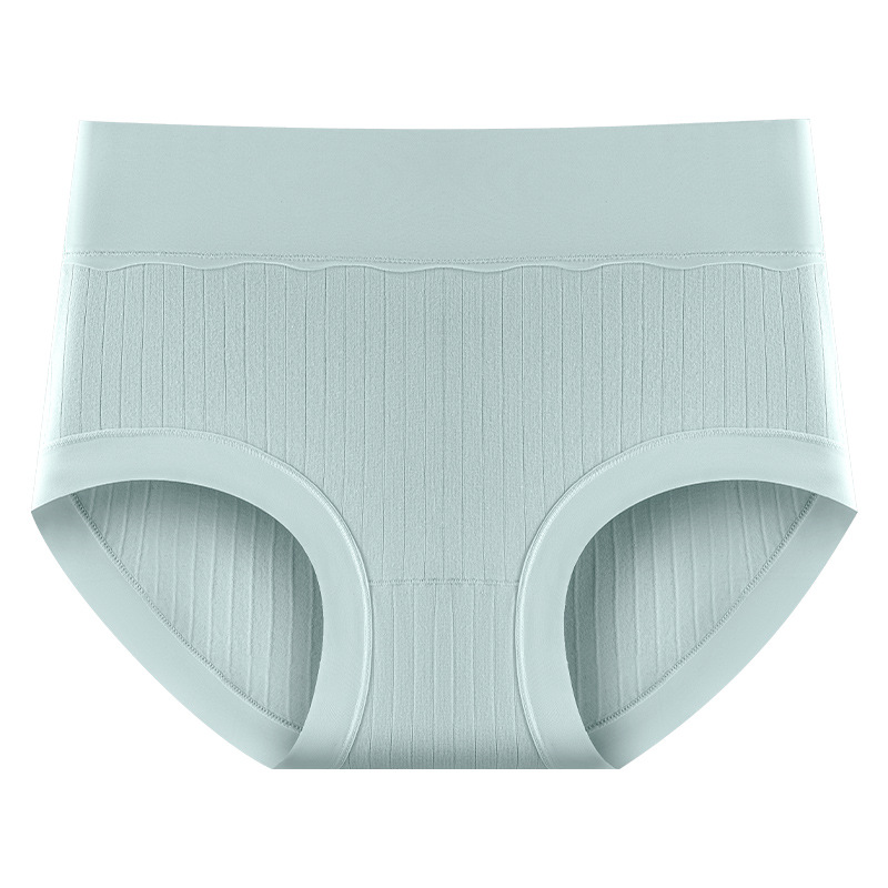 Las mujeres de seda de morera de algodón puro, entrepierna antibacteriana 2024, nueva cintura alta, abdomen ligero, levantamiento de cadera, calzoncillos bóxer sin costuras, refrescante