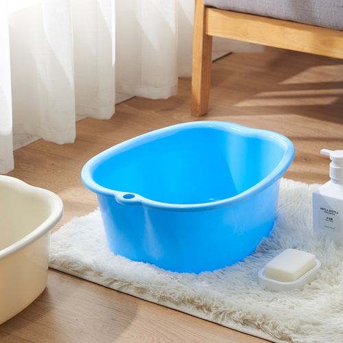 Thickened massage foot bath bucket, plastic SPA foot bath, foot massage, apple-shaped foot bath, foot bath bucket, foot bath