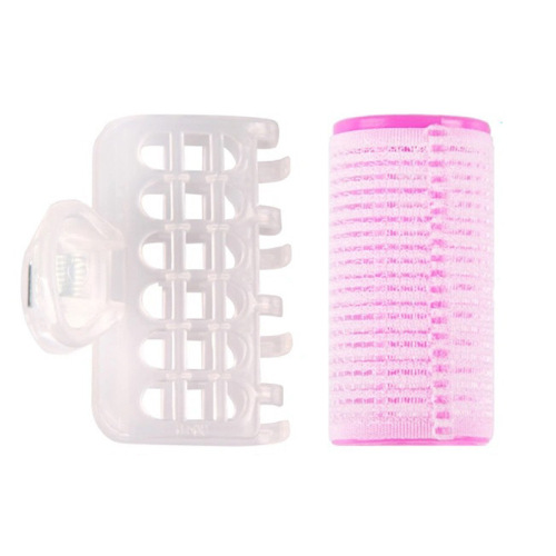 Liu Hai Curly Hair Rollers, Self-Adhesive Magic Curls, Styling Tool for Lazy Girls, Volumizing Hair Clips with Clamps