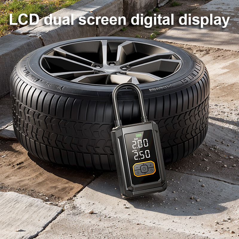 Car Air Pump Portable Tire Inflator Intelligent Wireless XM01