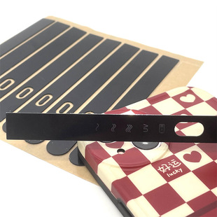 Customized silk screen color processing hidden icon transparent semi-transparent black PC panel monochrome decorative lens