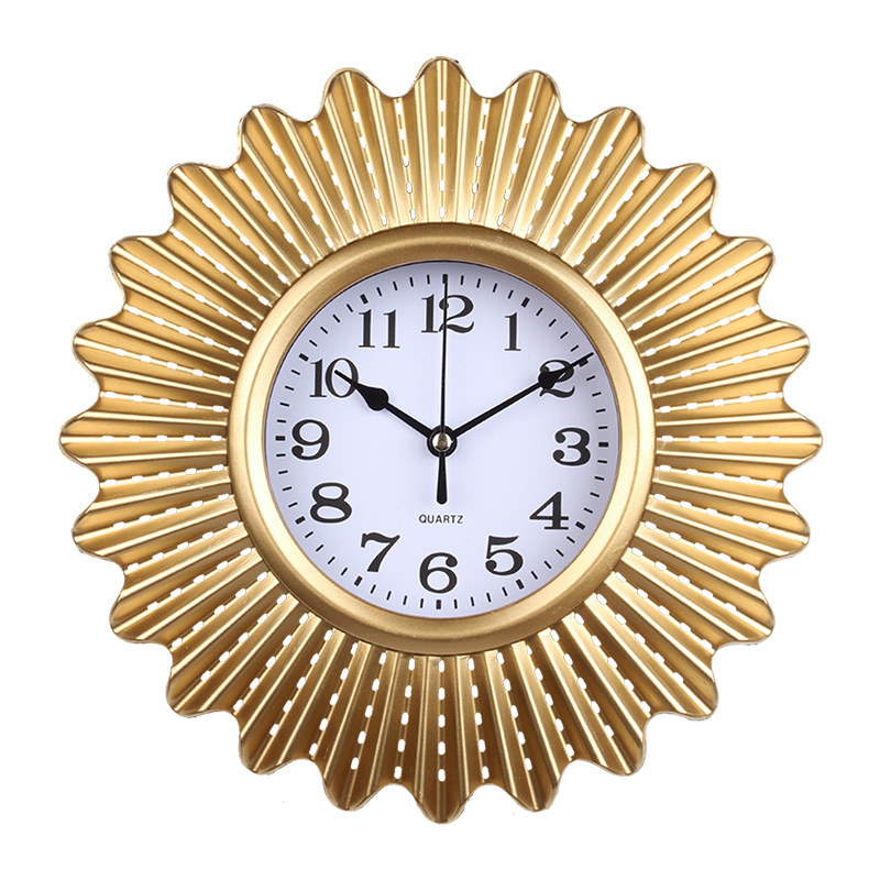 Fábrica original de Amazon al por mayor relojes europeos relojes de pared sala de estar silenciosa casa simple moda relojes de cuarzo pared