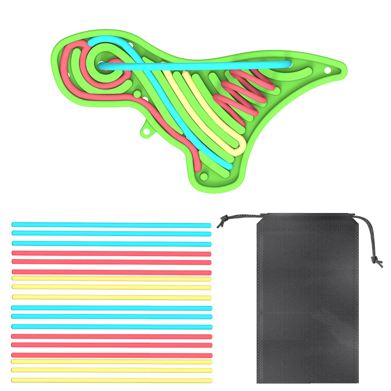 Amazon Hot Sale Creative Silicone Sensory Activity Board para niños Dinosaur Activity Board de grado alimenticio sin BPA