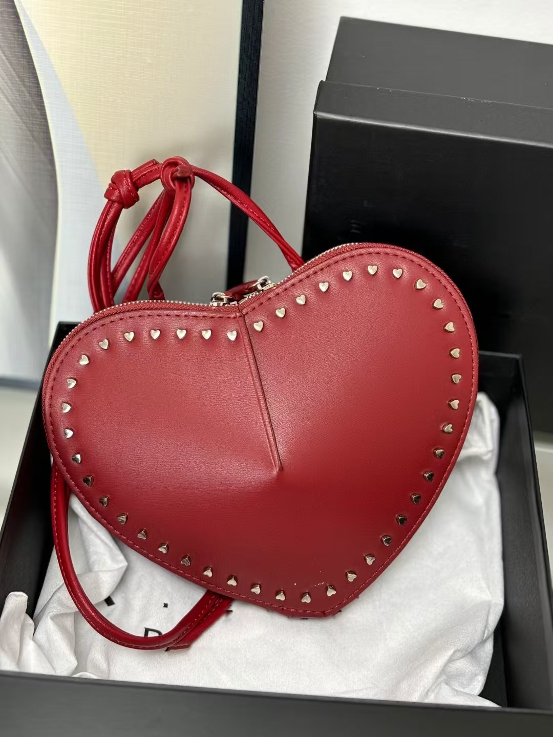 Borsa a tracolla da sera a forma di cuore design lussuoso donna_voghion.com