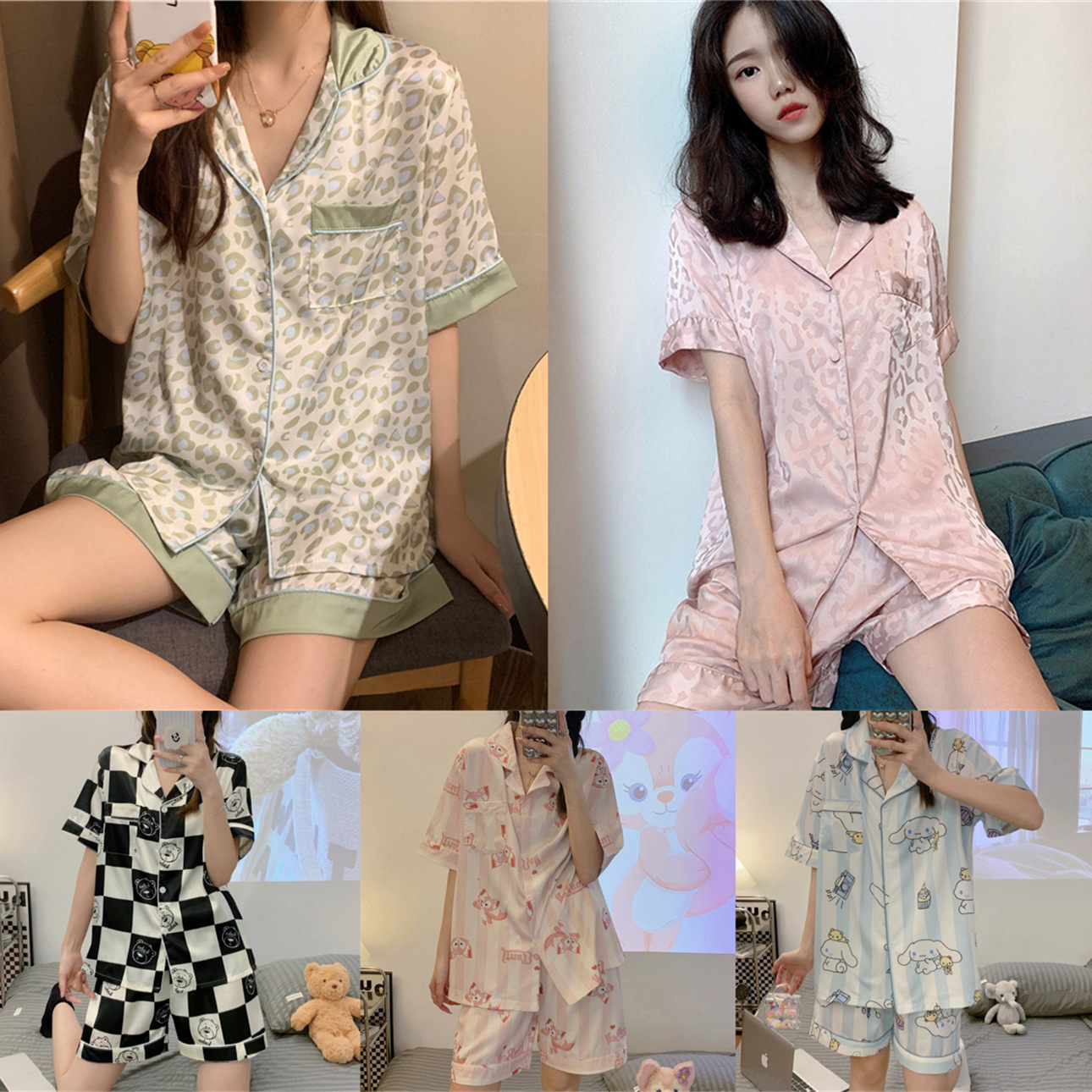 Summer silk pijama