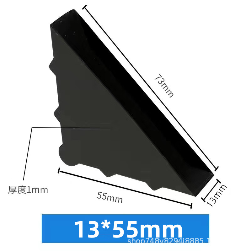 Embalaje de muebles triángulo anticolisión protección de esquina de plástico vidrio mármol protección de esquina de plástico fabricante