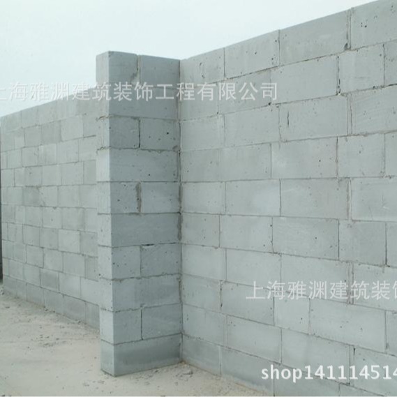 轻质加气砖 承包砌墙工程 防水隔音隔热砖  上海地区可送货上门
