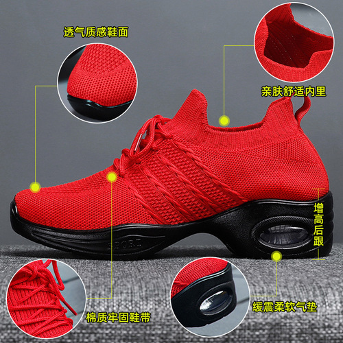 Dance shoes autumn new adult modern dance mesh foreign trade women's shoes manufacturer wholesale jazz sports shoes for women