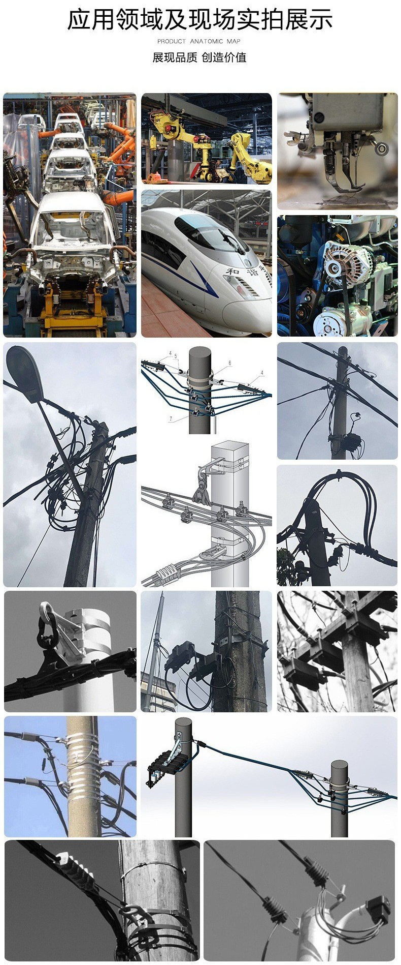 应用领域及现场实拍展示