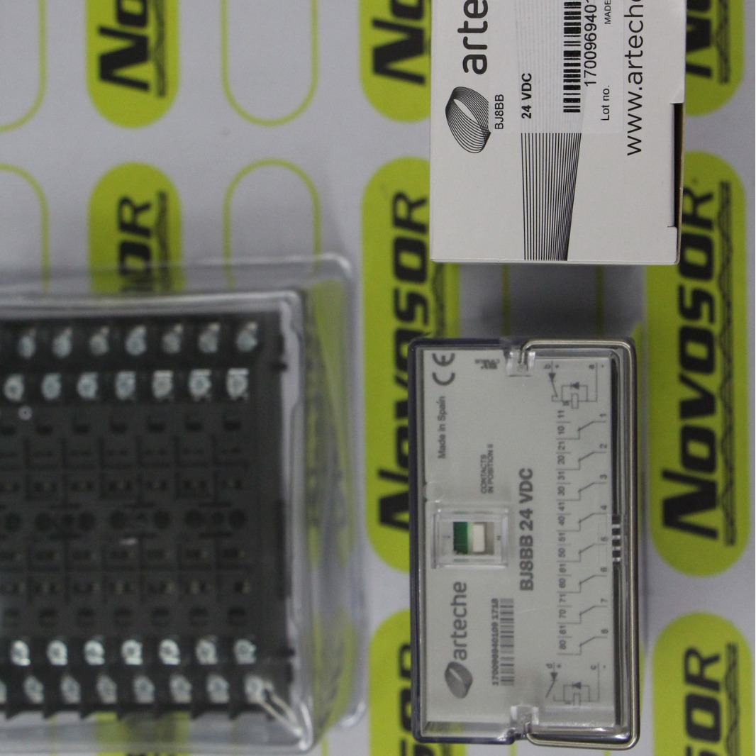 ARTECHE继电器BJ8BB 24VDC   BJ8-BB BJ-8BB  JN DE IP 1咨询订货