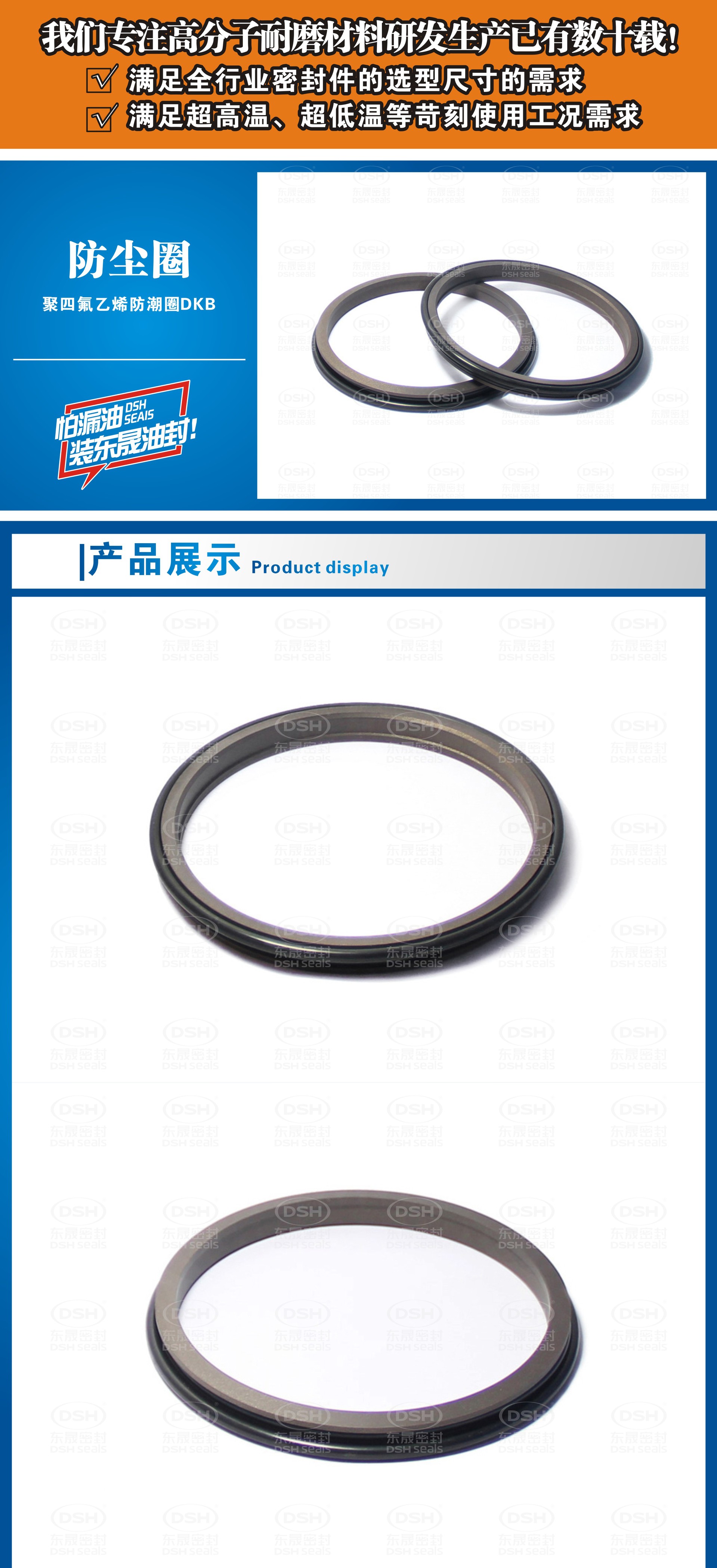 1.1防尘圈DKB的密封圈产品图展示