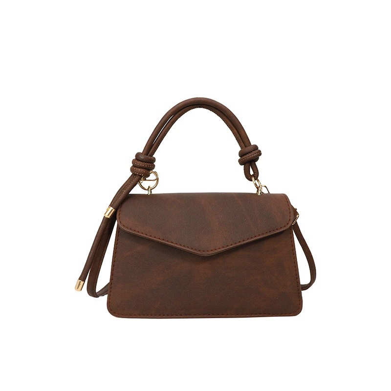 Shoulder bag retro matte small, one-shoulder city style, compact