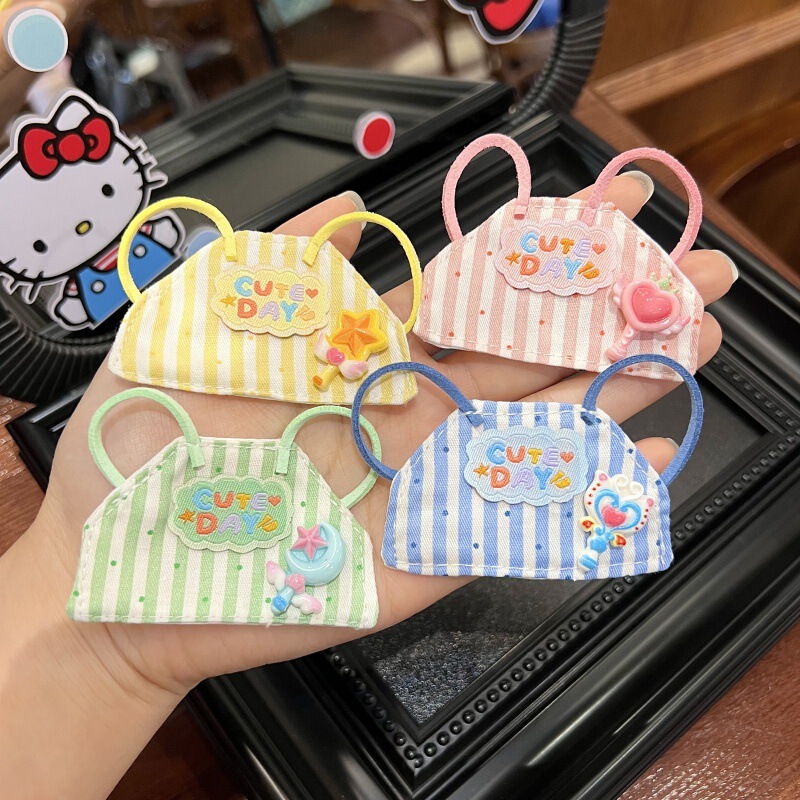 [Only Doll Clothes] New 10-13cm Plush Kt Cat Doll Toy Apron Doll Clothes Suitable for Labubu