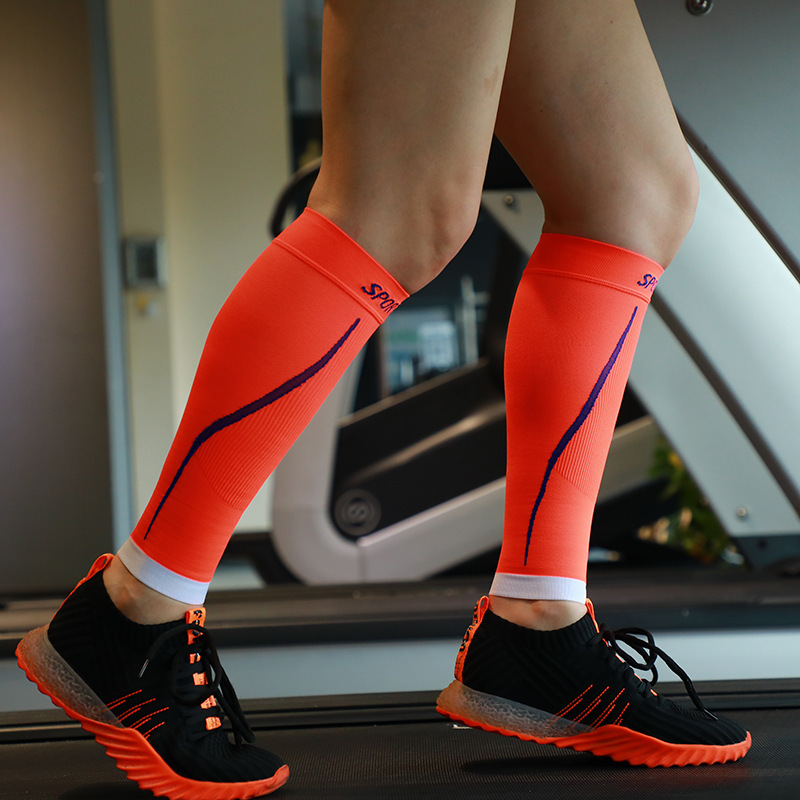 Wholesale Professional Sports Compression Leg Sleeves, Running and Fitness Elastic Socks, Shaping Pressure Sports Leg Sleeves to Protect Calves