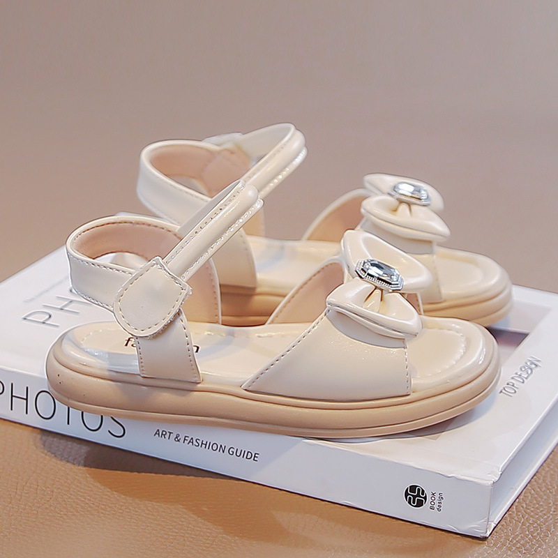 Sandallas de arco para niñas 2026 verano nuevo tipo de zapatos de playa suaves para niños zapatos de princesa universal image 7