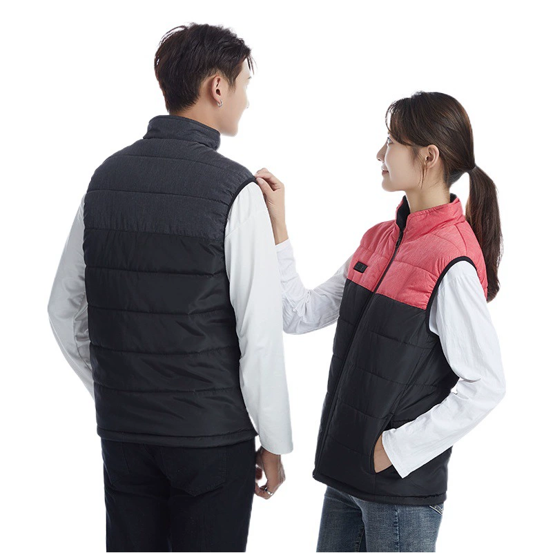 Трансграничный смарт-зона 21 горячий жилет мужской нагрев с постоянной температурой, нагрев толстый цвет, большой размер жилет, чтобы согреться осенью и зимой