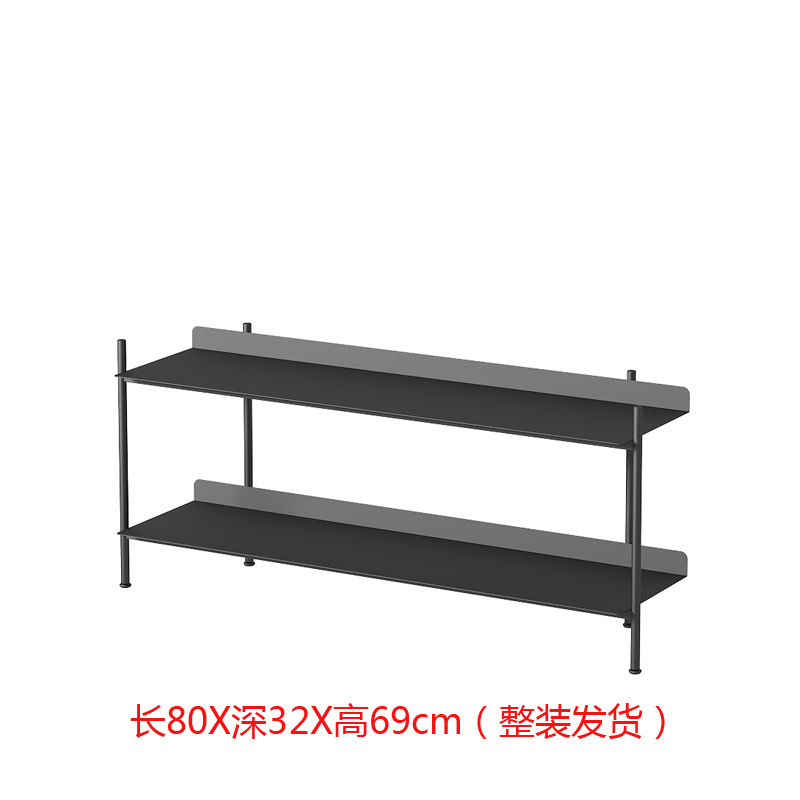검은 색 80x32x69cm 2 층 (배송)