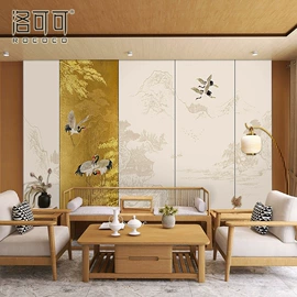 墙纸、壁纸;墙布;壁画