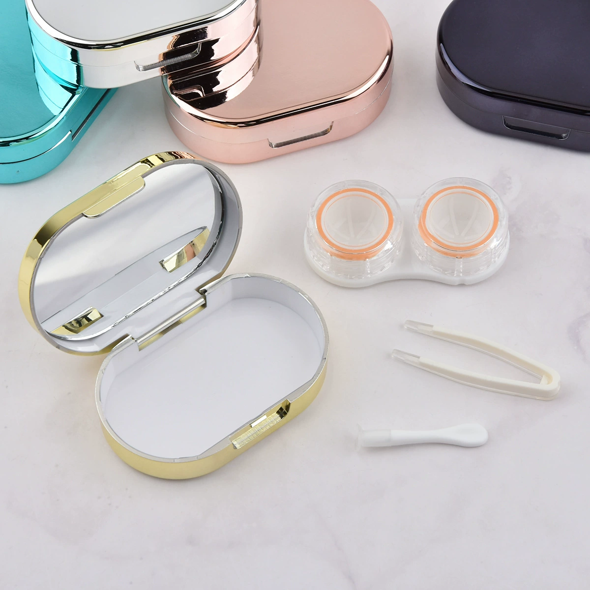 Small handheld invisible glasses, simple and elegant design, mirror effect