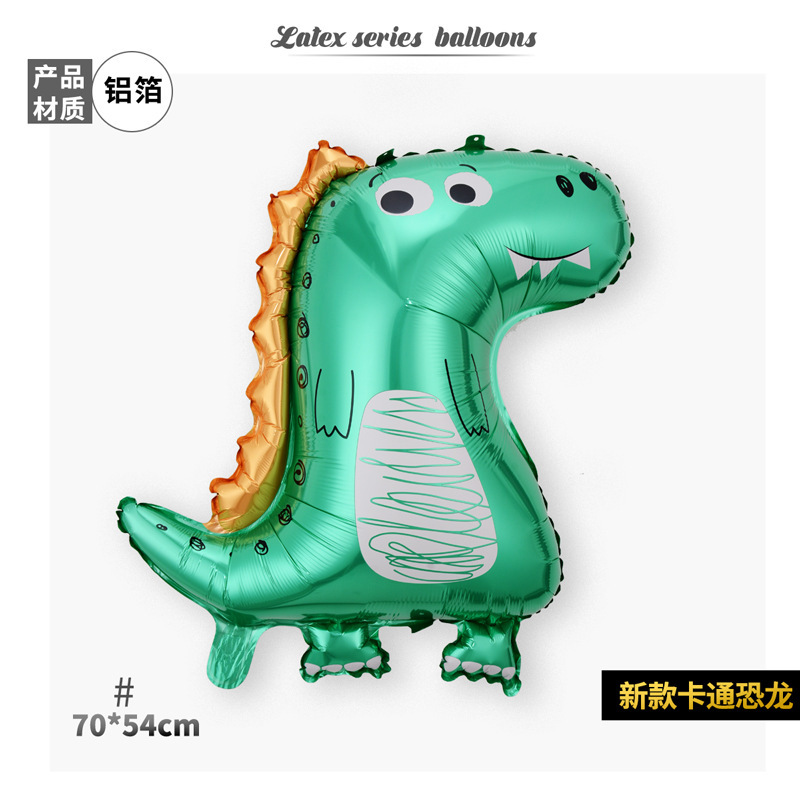 Amazon dinosaurio globo dibujos animados fuego dragón tiranosaurio triceratops globo bosque tema fiesta decoración decoración image 14