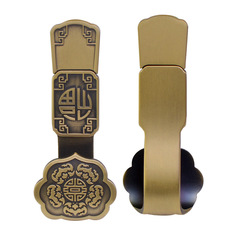 Personalized Creative Atmospheric Metal USB Drive with Chinese Style, Pure Copper High-End Gift USB 3.0 Drive
