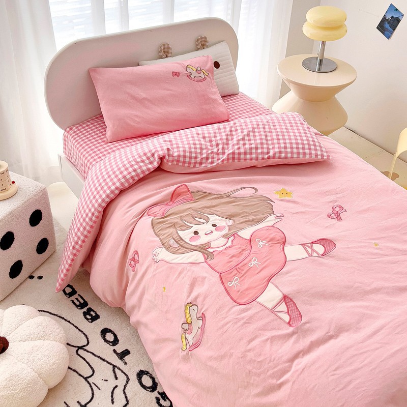 새 면 유치원 퀼트 3 피스 세트 면 침구 6 피스 세트 아기 낮잠 유치원 아기 침구