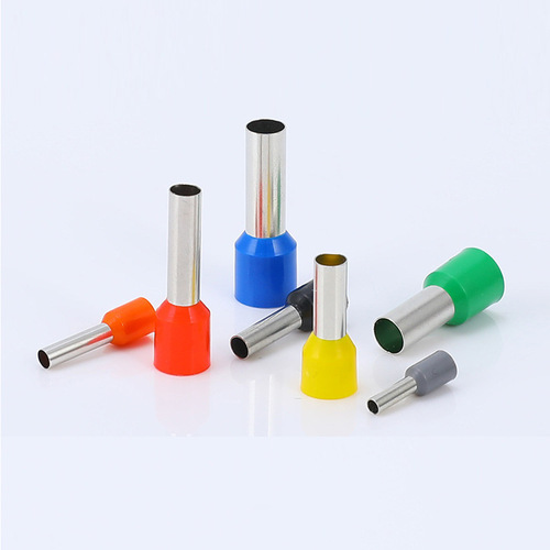 VE tube terminal pin type wire lug Needle tube pre-insulated terminal E0.5-35 square European style pin wire lug